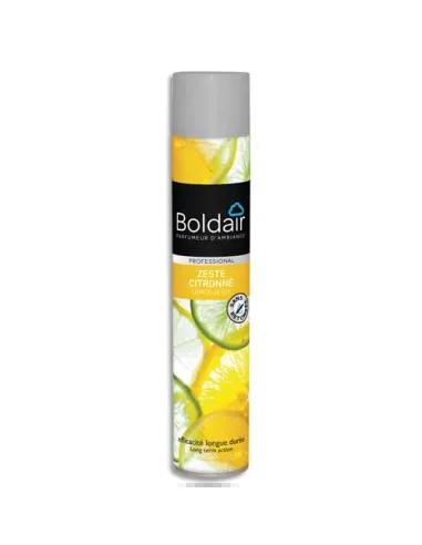 desodorisant-boldair-400ml-01de04 Désodorisant aérosol Boldair 400ml au parfum Zeste Citronné, idéal pour un rafraîchissement immédiat des espaces intérieurs.