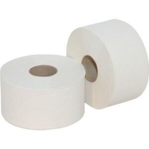 Papier hygiénique en rouleau, lot de 12 rouleaux, doux et résistant pour une utilisation quotidienne.
