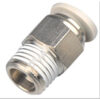 Union simple mâle conique en caoutchouc pour des connexions étanches et fiables.