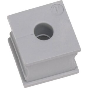 Support de tube gris KT 2/7 de FISHER SCIENTIFIC, idéal pour la manipulation et le rangement des échantillons en laboratoire.