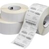 Étiquettes adhésives flamme rouge Mabéo Industrie, idéales pour la signalisation et l'identification de produits.