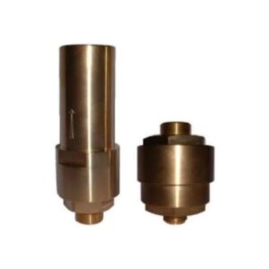 Soupape gaz en laiton de 3/8 G, conçue pour des pressions allant jusqu'à 80 bars.