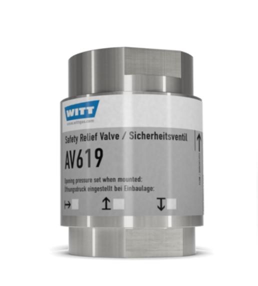 soupape-av-619-es-inox-ps52214f000 La soupape de sécurité AV 619 ES en inox de WITT France est conçue pour garantir une protection optimale contre les surpressions dans les systèmes de tuyaux, en se déclenchant automatiquement lorsque la pression dépasse un seuil prédéfini.