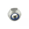 ECROU FREIN BAGUE NYLON M8