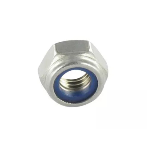 ECROU FREIN BAGUE NYLON M8